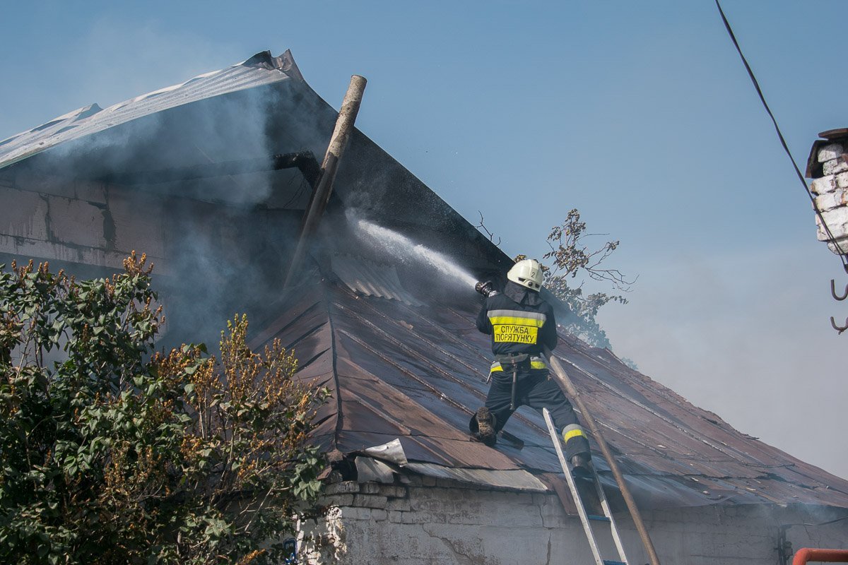 На борьбу с огнем у спасателей ушло около часа На борьбу с огнем у спасателей ушло около часа
