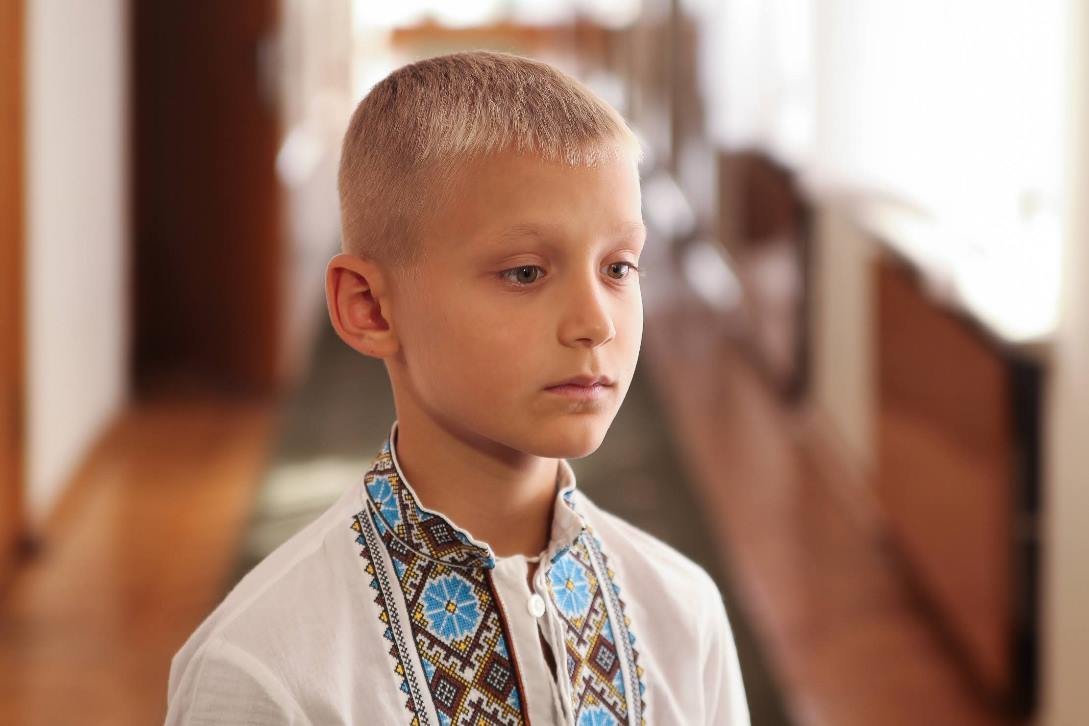 Ученик 3-А класса Сергей Губаков