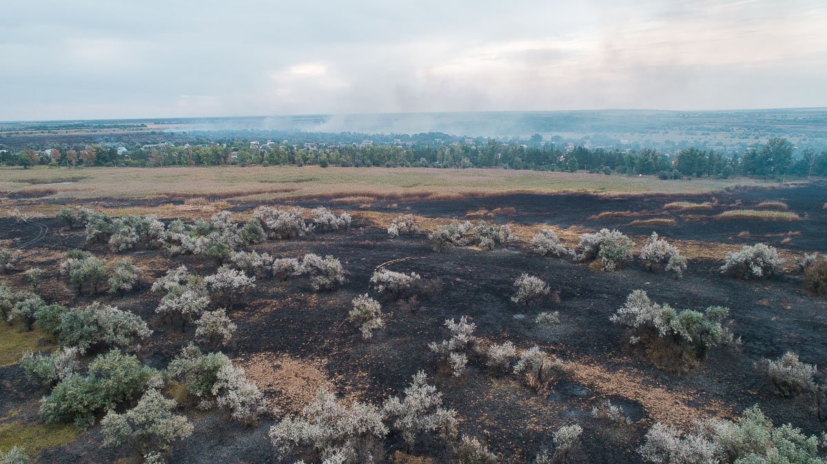 7 сентября в 1:55 спасателям удалось потушить огонь, но в 2:47 балка загорелась снова