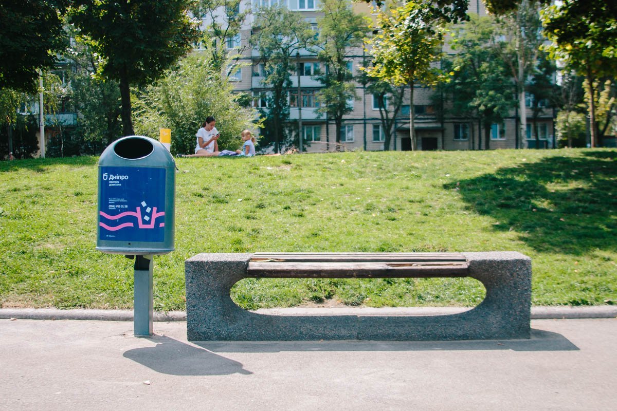 Новые урны добрались до Калнышевского Новые урны добрались до Калнышевского