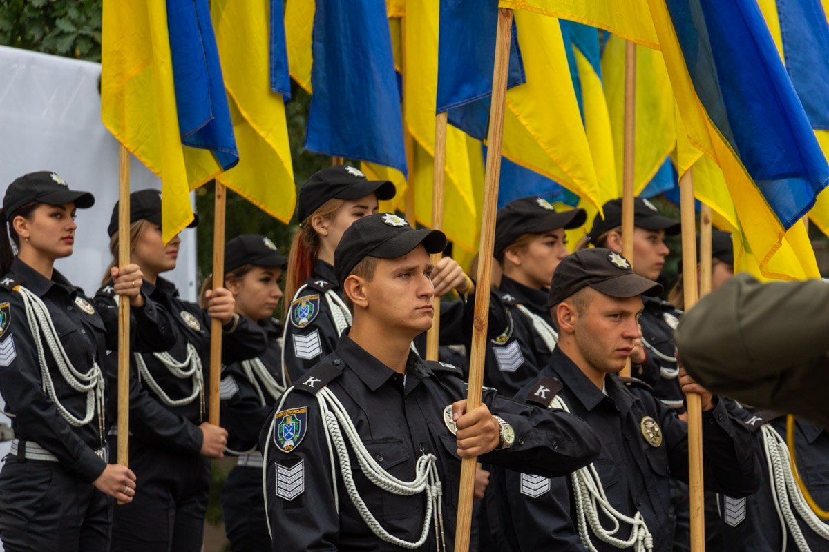 Правоохранители при параде