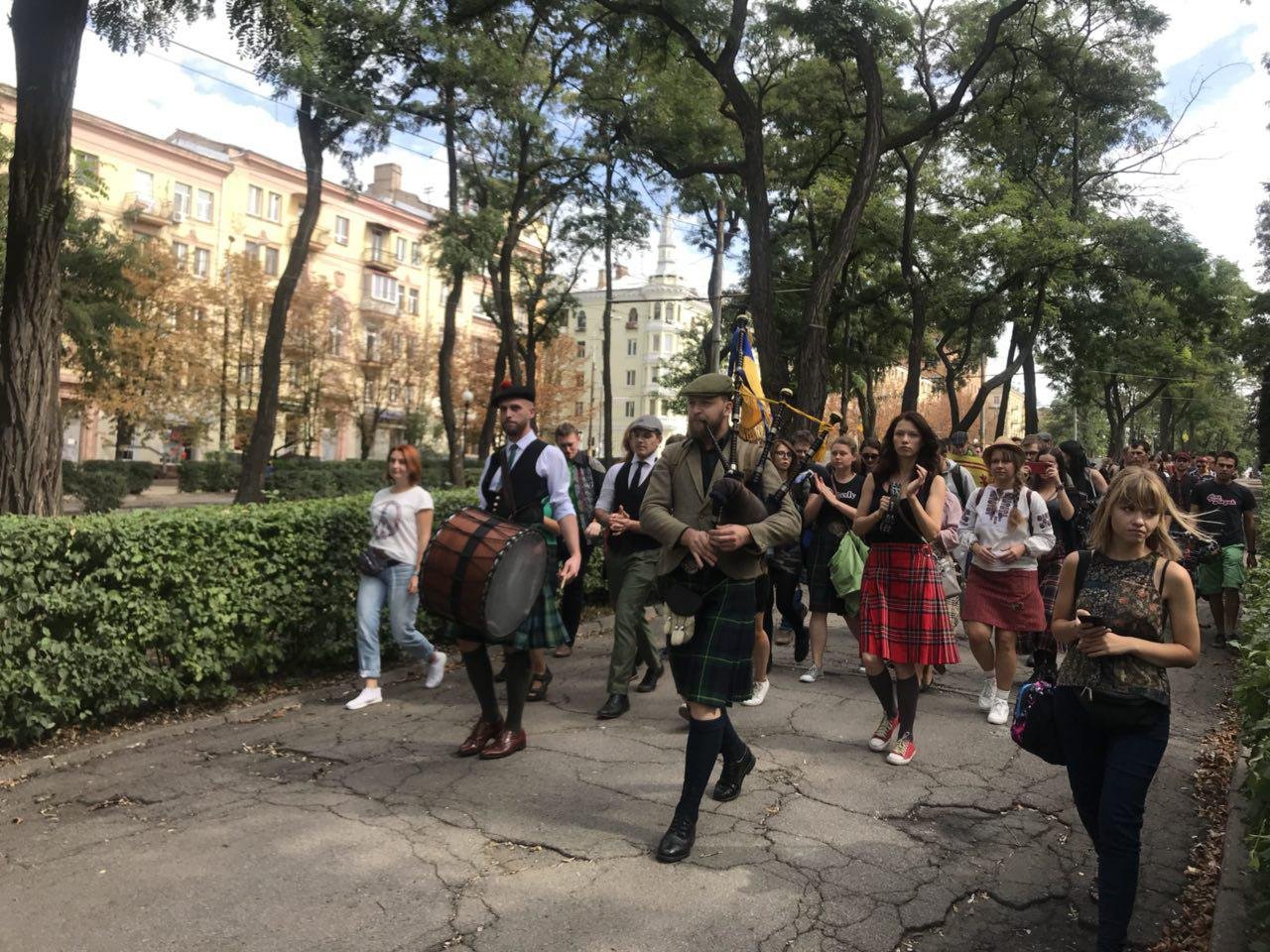 Это уже 7-й ежегодный парад, посвященный шотландской культуре