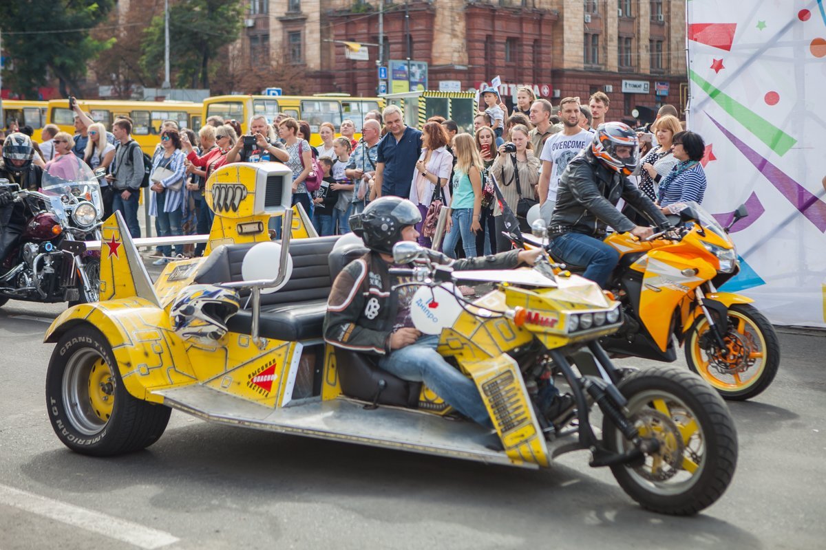 Байкеры удивляли