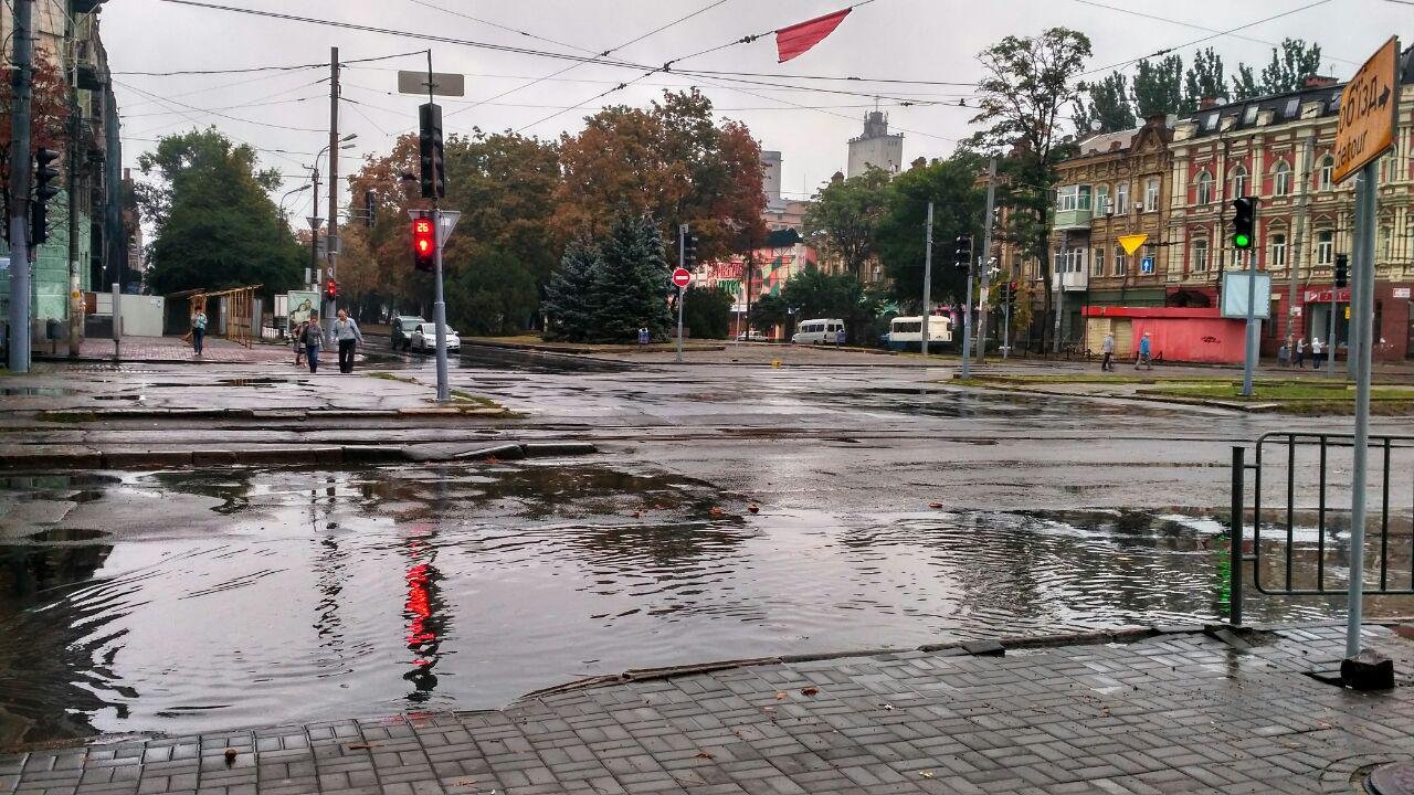 Дороги затоплены