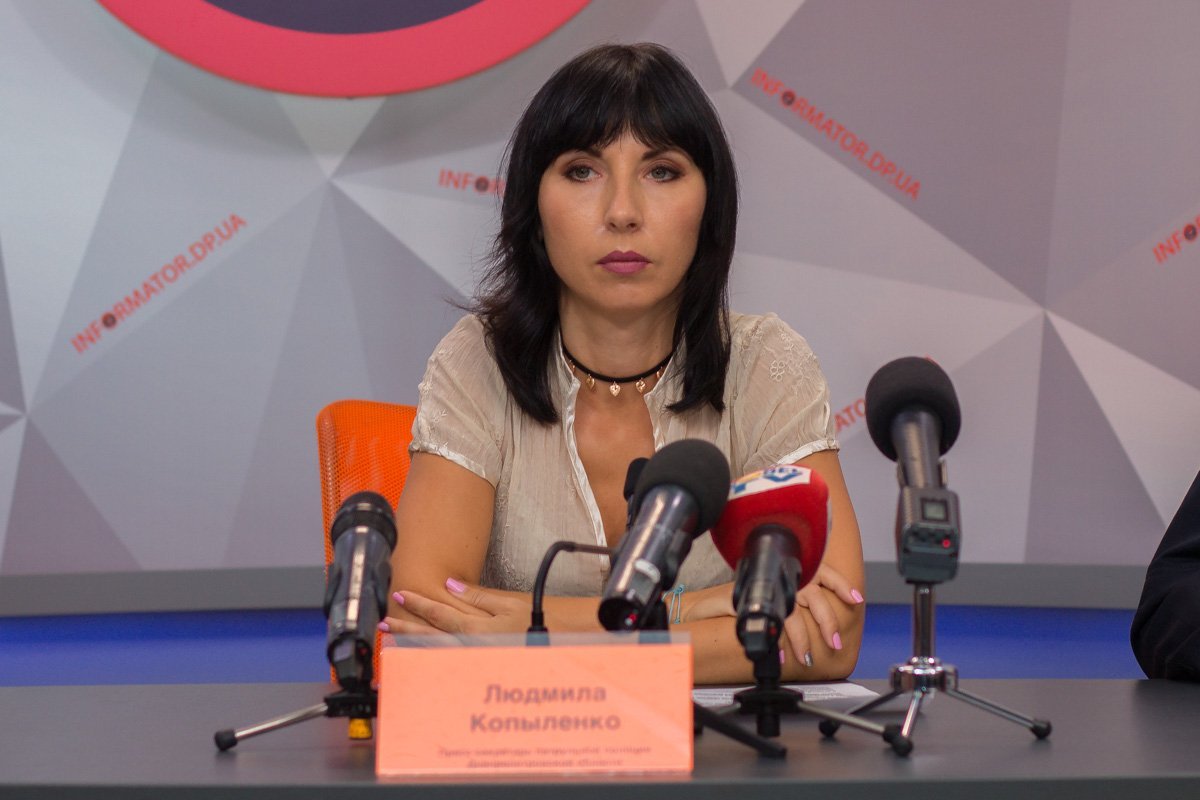 Людмила Копыленко — пресс-секретарь патрульной полиции Днепропетровской области
