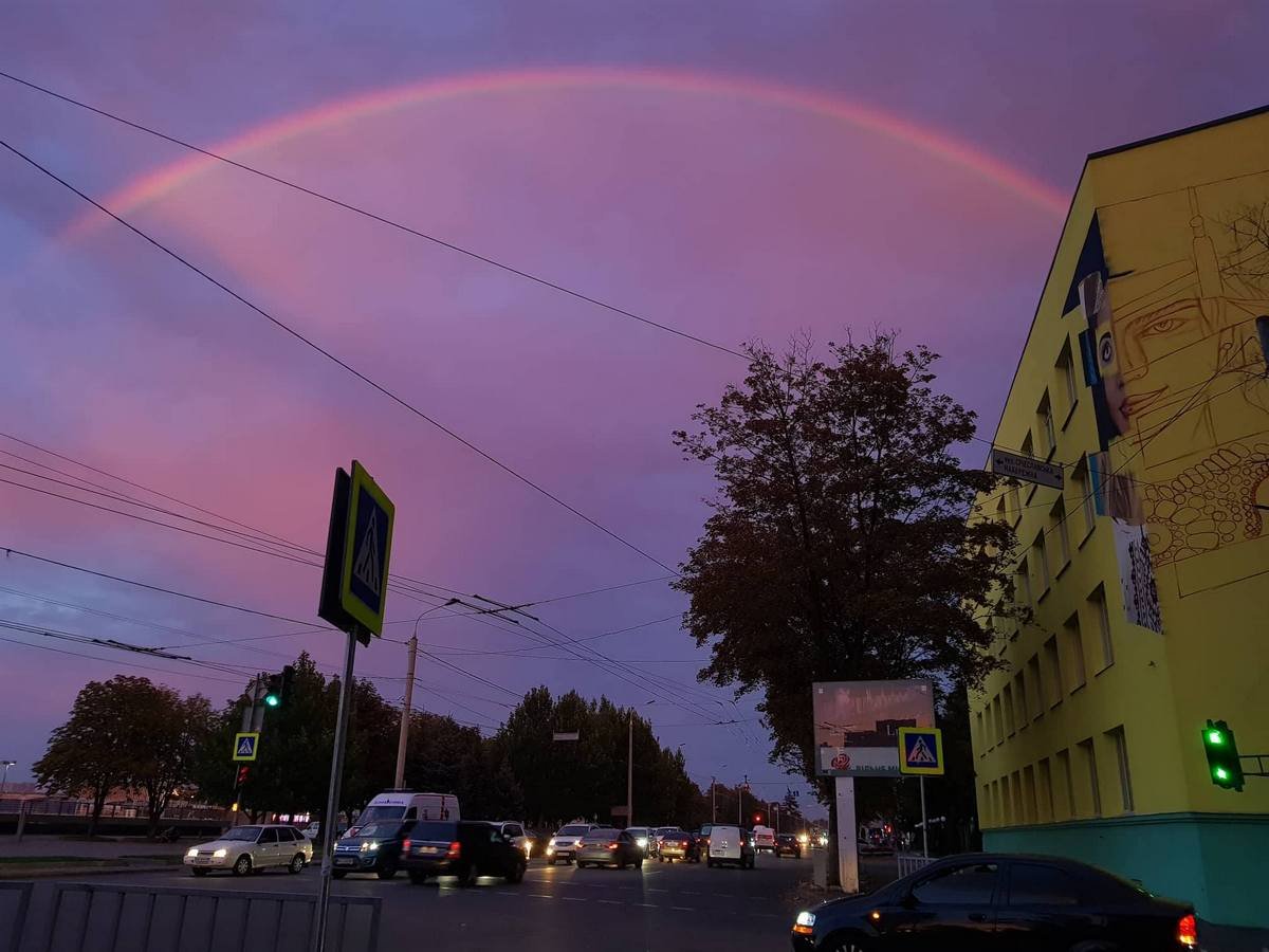 У неба в Днепре самые яркие краски
