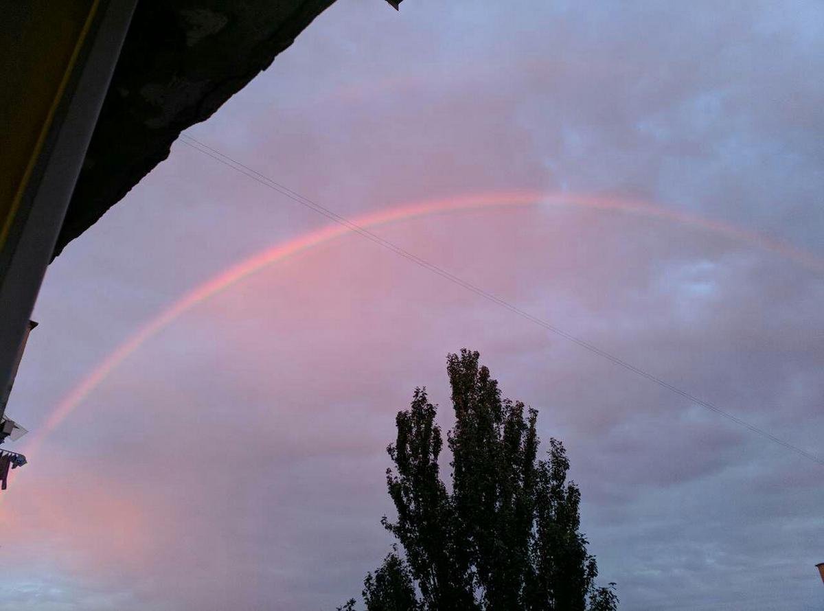 Радуга над городом