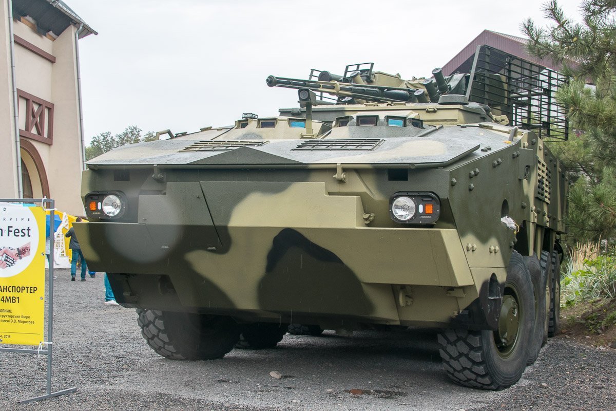 Новый украинский бронетранспортер БТР-4МВ1
