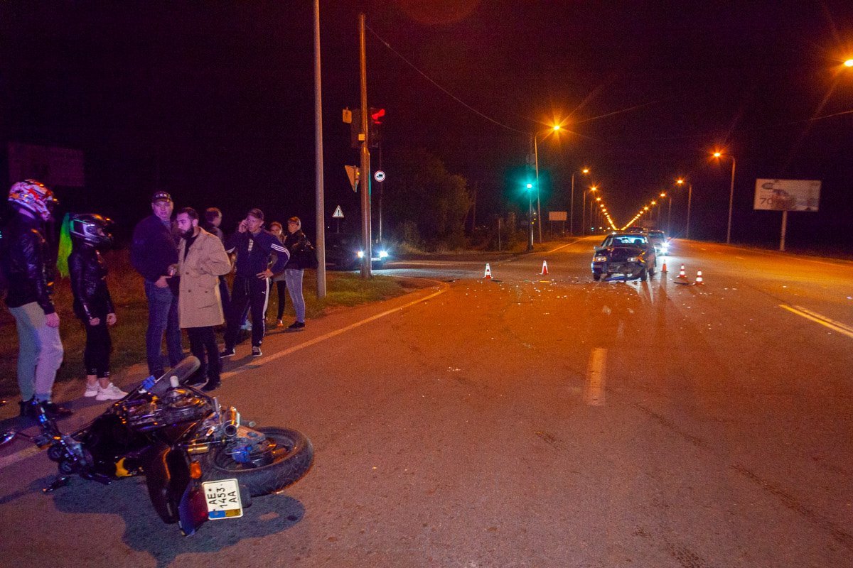 Авария произошла приблизительно в 21:15