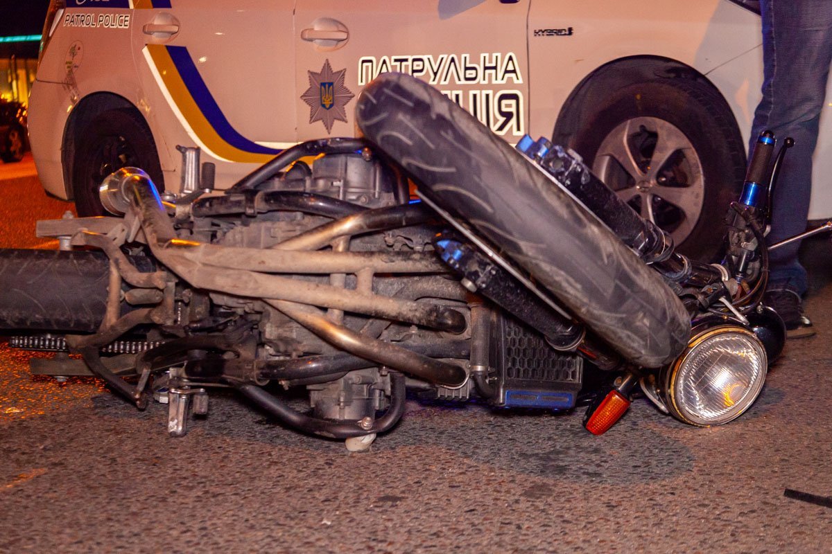 Водитель мотоцикла находился в сознании