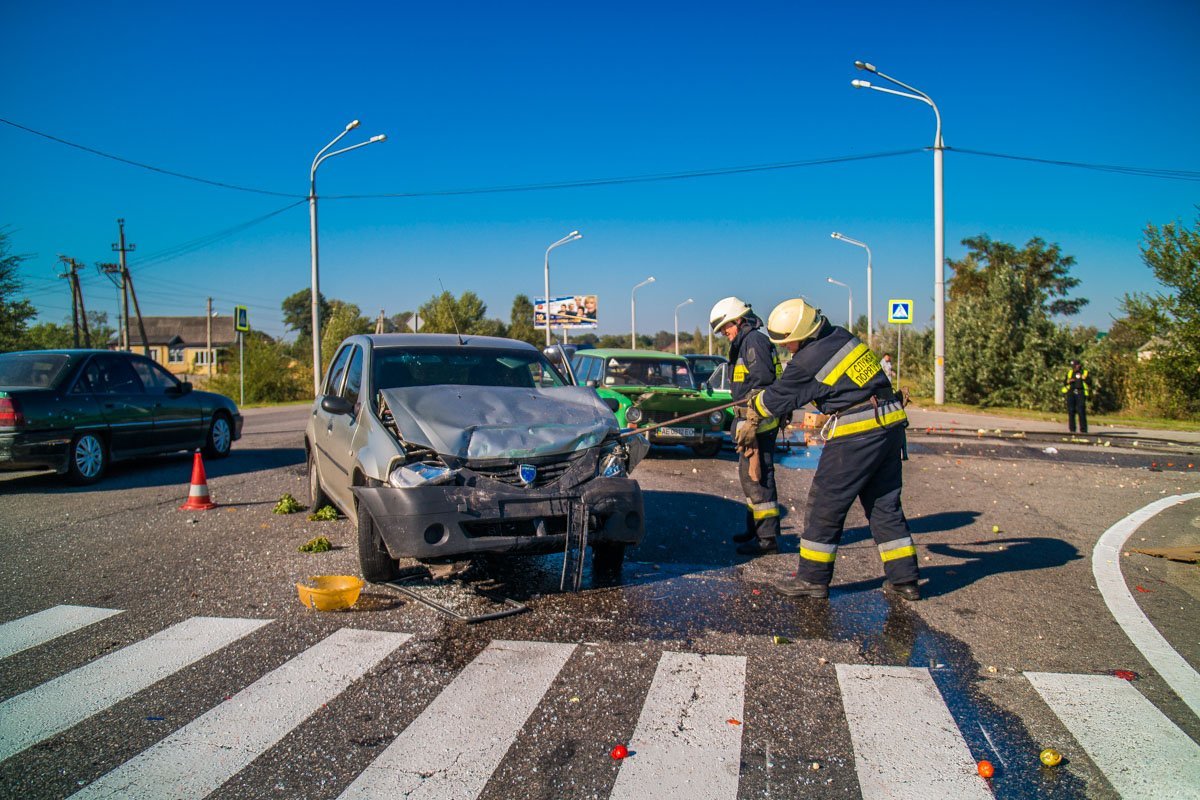 В результате аварии пострадала пожилая женщина В результате аварии пострадала пожилая женщина