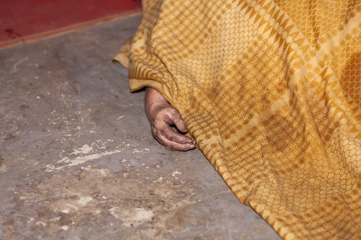 Предположительно женщина задохнулась