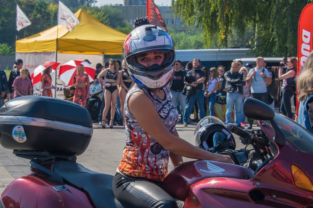 Байкеры принимали участие в конкурсах и соревнованиях