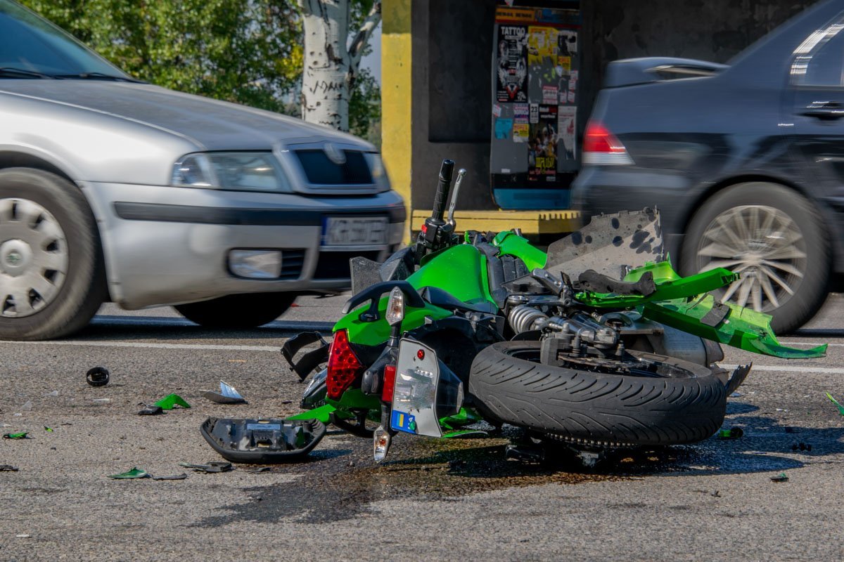 Авария произошла перед поворотом на улицу Павлова