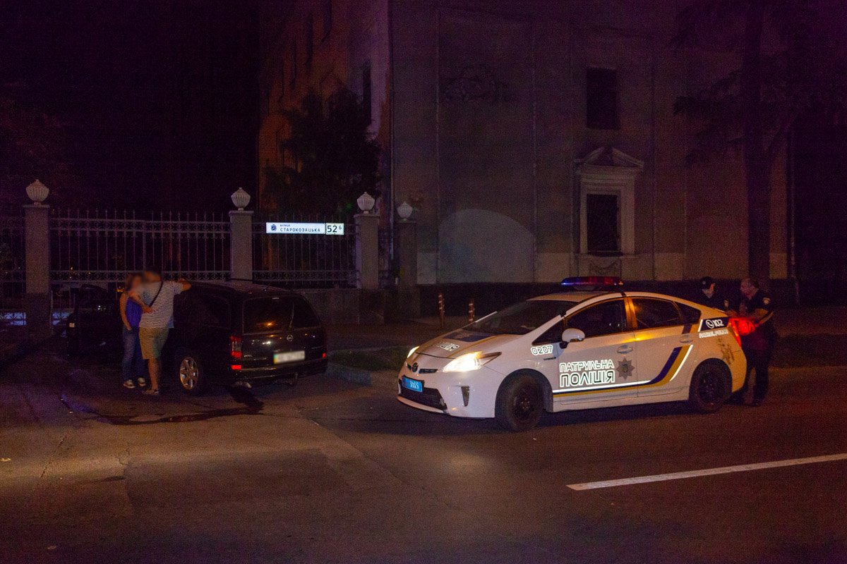 Водитель Opel пыталась скрыться с места