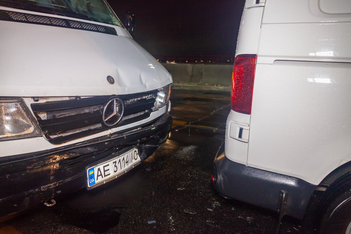 Sprinter въехал в Volkswagen Sprinter въехал в Volkswagen