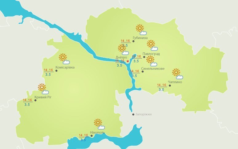 Осадков в этот день не предвидится 