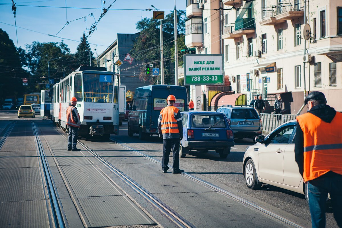 Движение электротранспорта парализовано