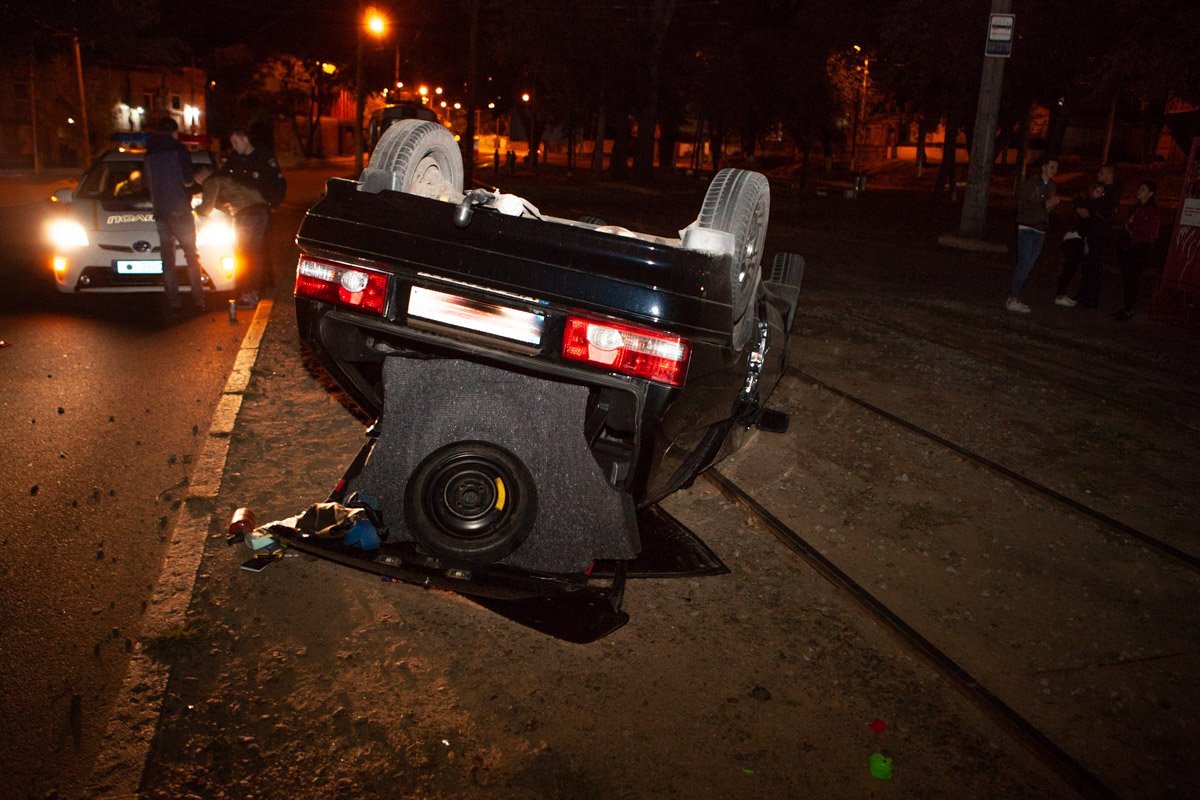 Перевернулся ВАЗ