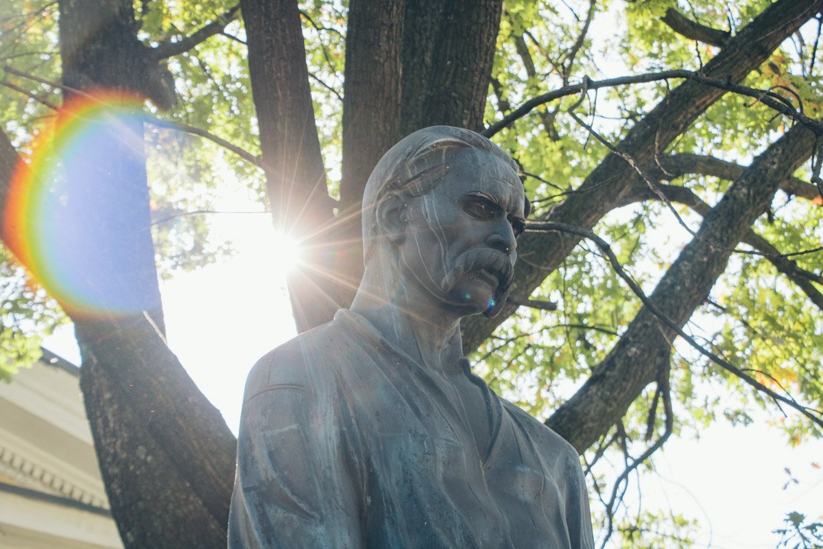 Встречает посетителей