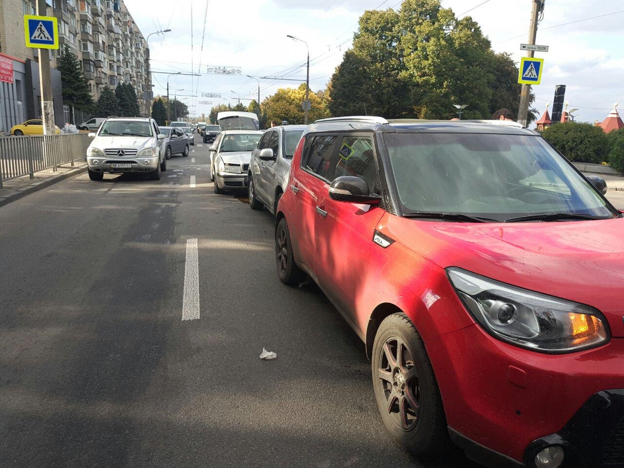 Сам водитель Honda не понимает, как произошла авария
