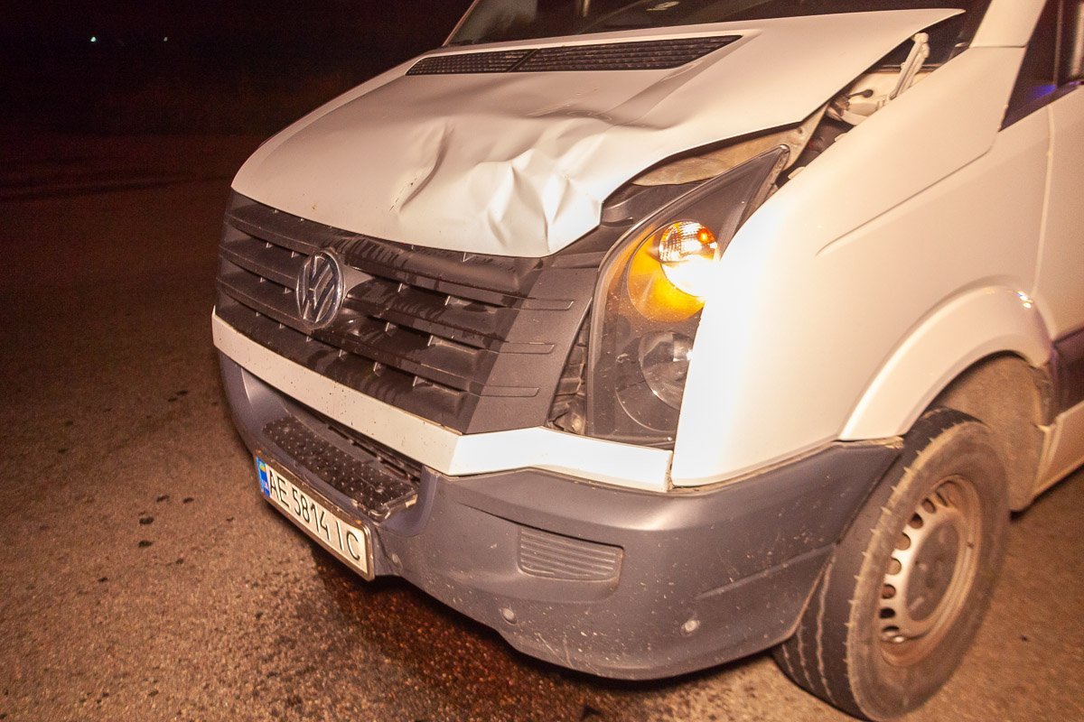 Водитель не успел затормозить 