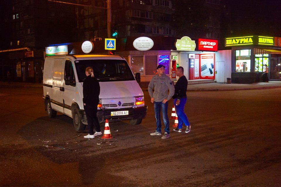 BMW на европейских номерах "исчезла" с места происшествия