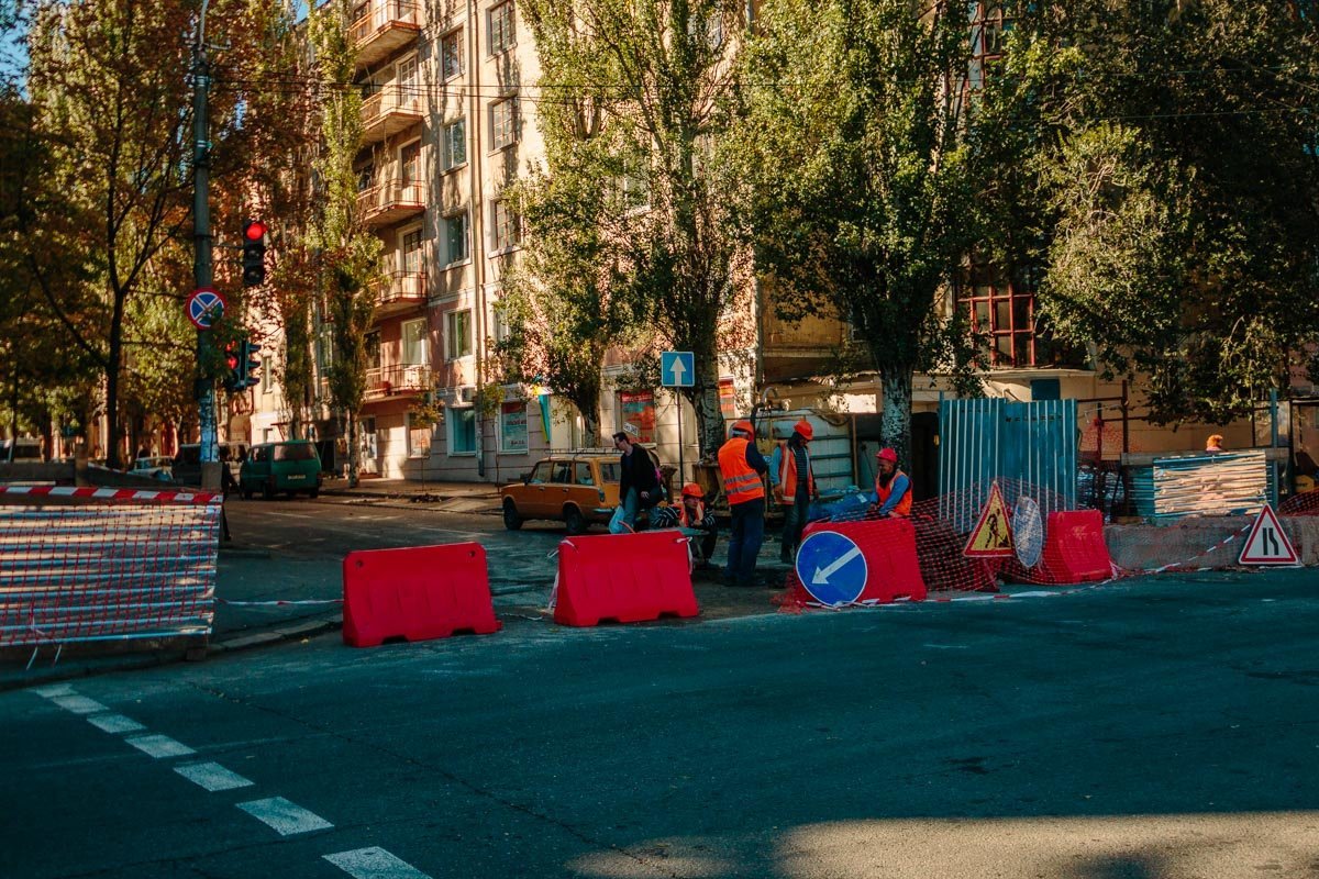 В Днепре временно перекрыли улицу Гончара 3