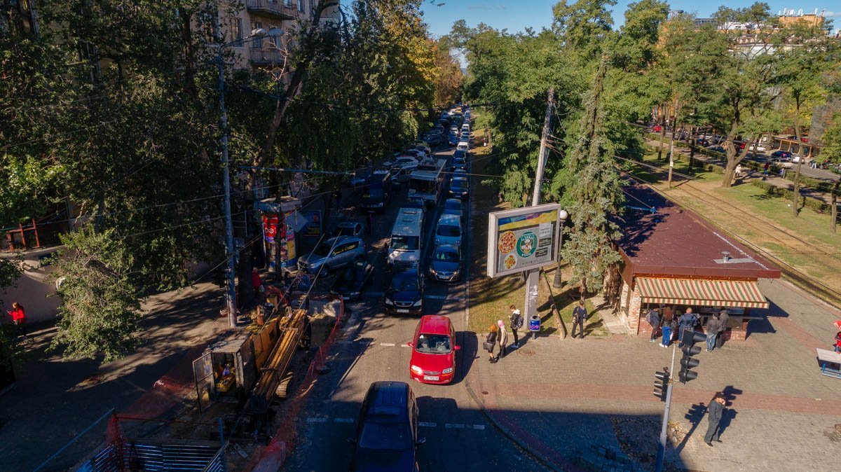 В Днепре временно перекрыли улицу Гончара 5