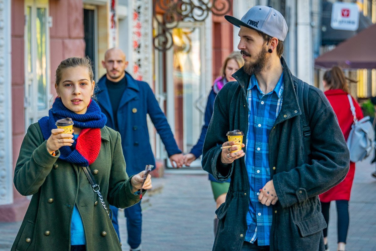 На, мужик, чашку кофе