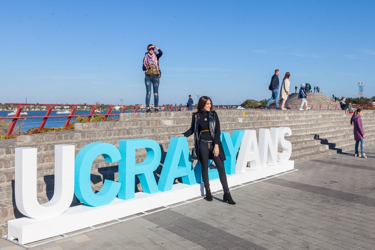 Для любителей сэлфи была целая куча фотозон