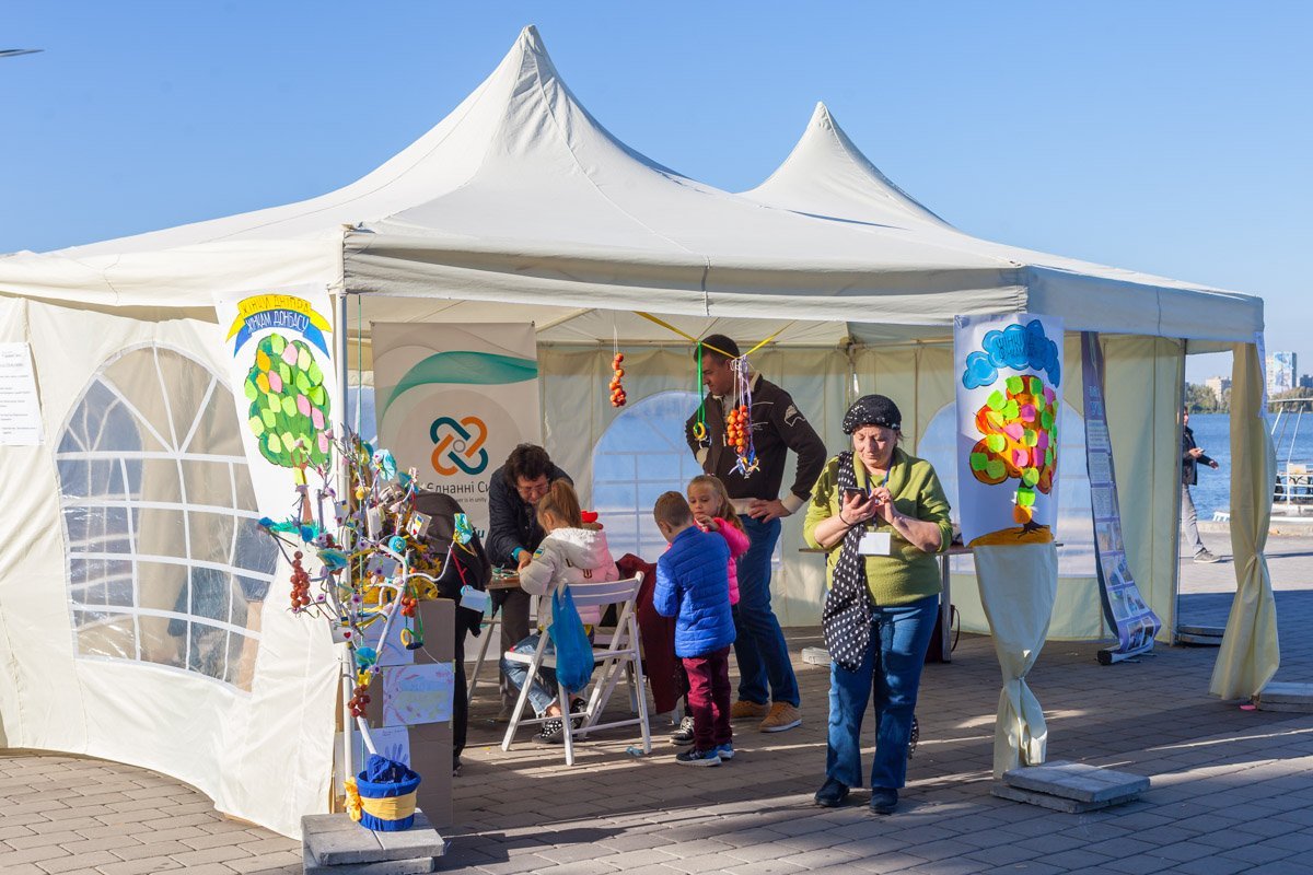 Можно было пообщаться с переселенцами