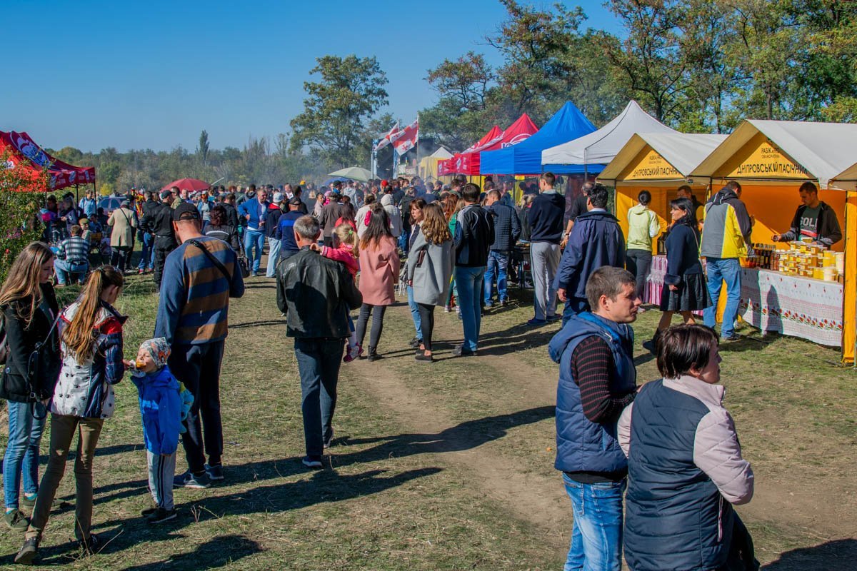 На мероприятии работала полевая кухня