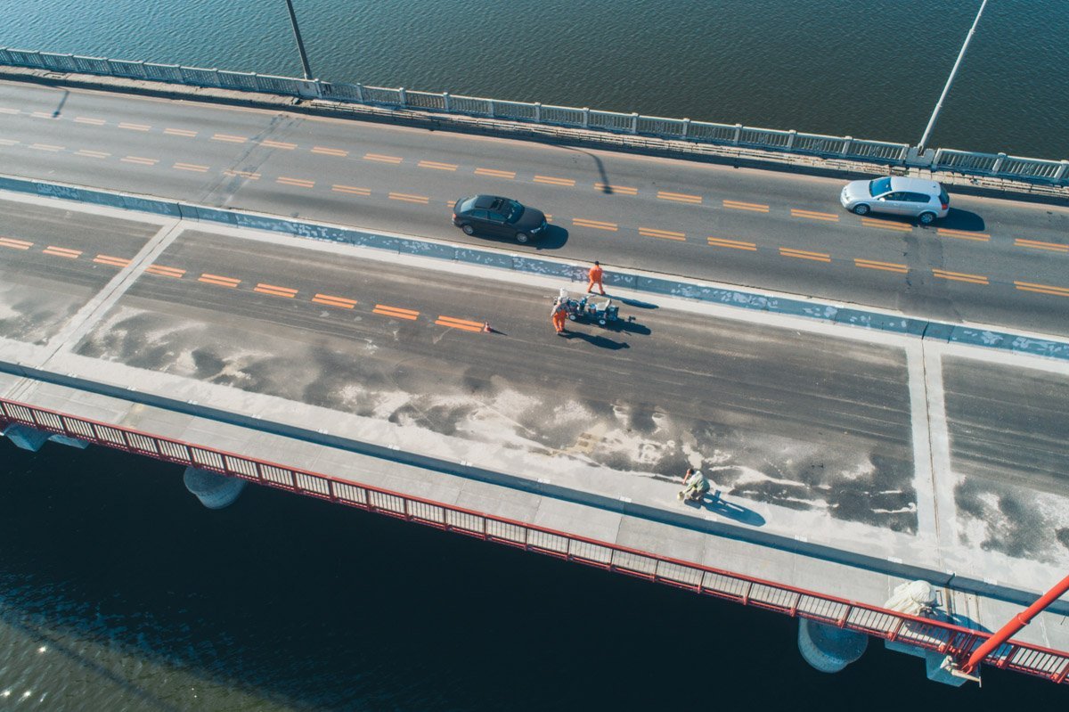 В Днепре отремонтированную часть Нового моста готовят к открытию 1