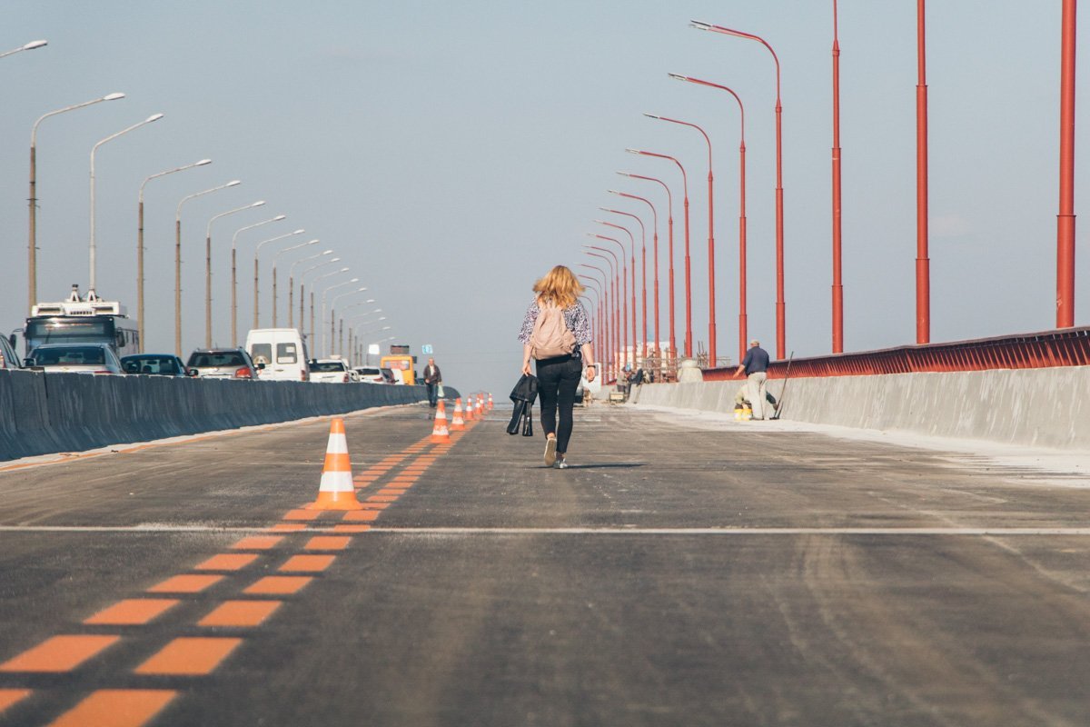 В Днепре отремонтированную часть Нового моста готовят к открытию 3