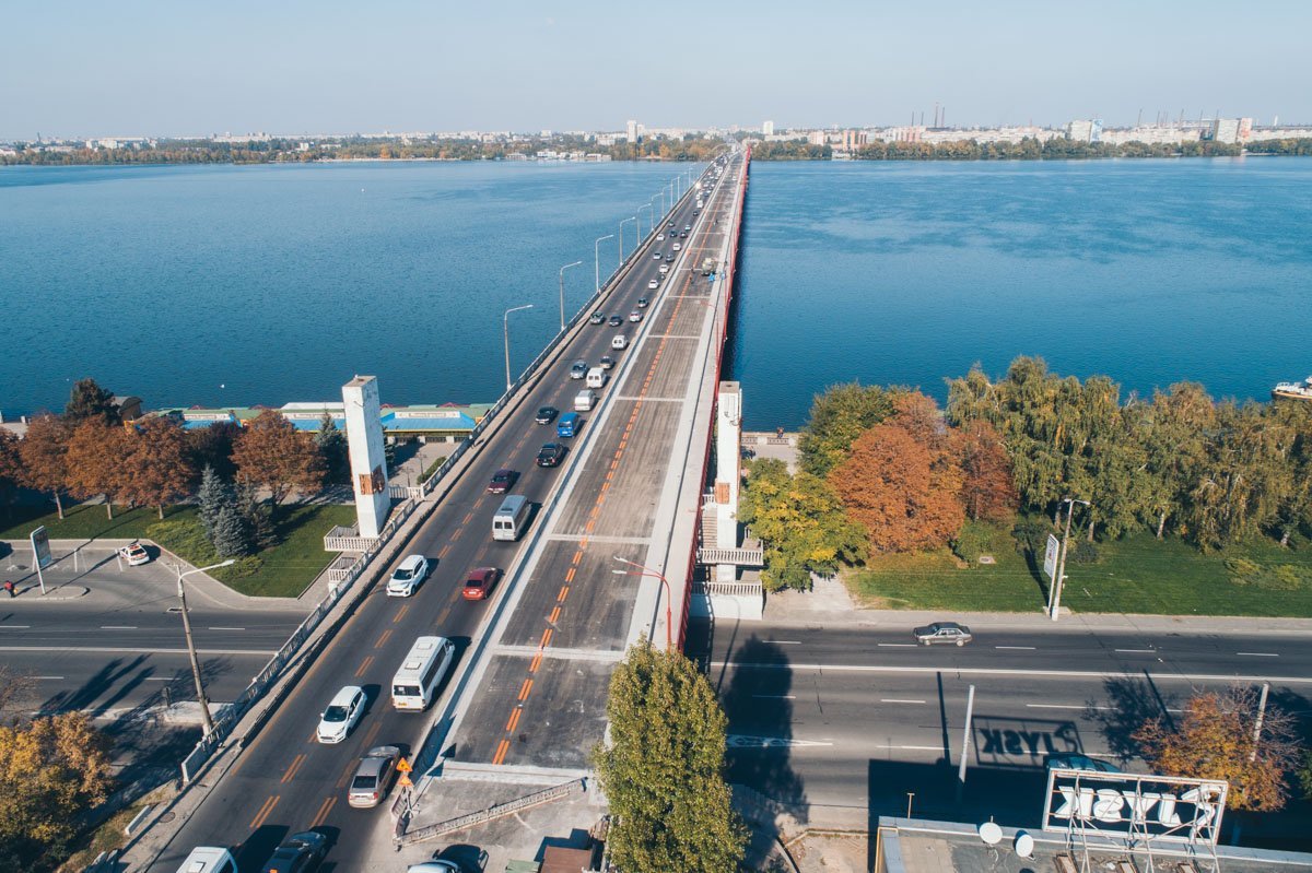 В Днепре отремонтированную часть Нового моста готовят к открытию 6