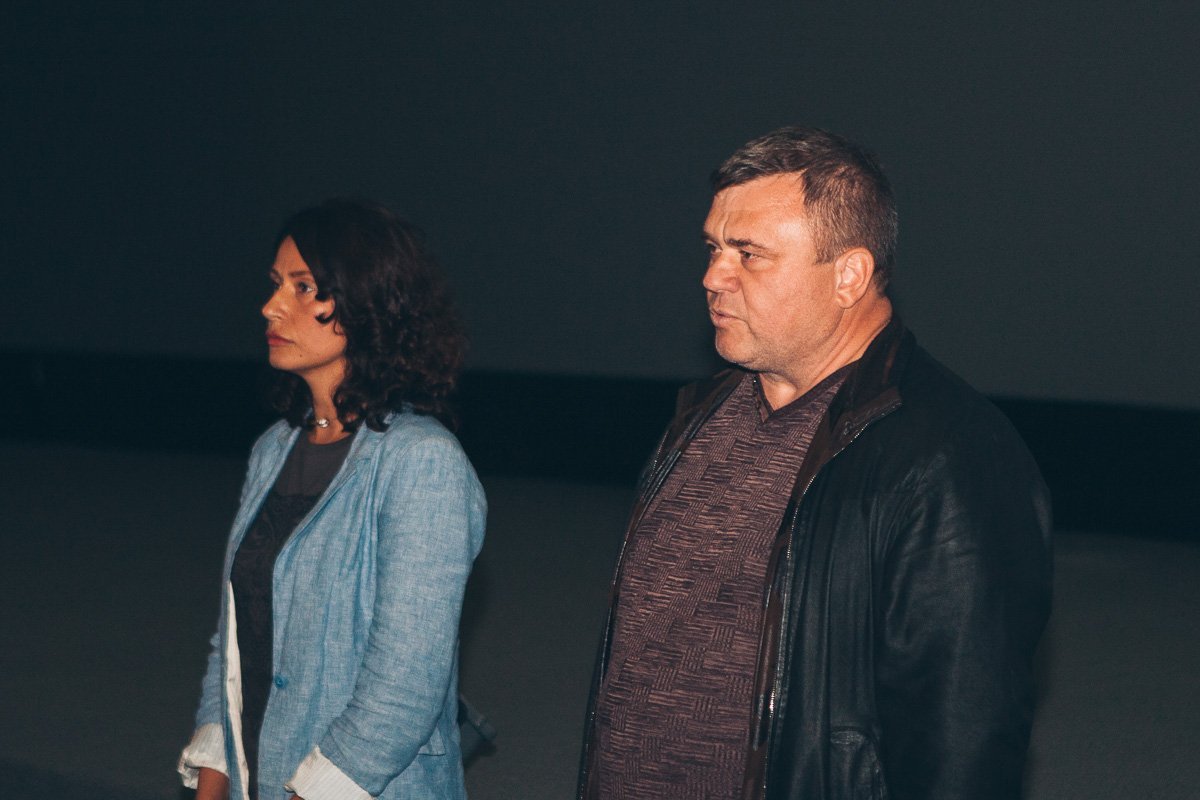 Перед показом выступила режиссер  Перед показом выступила режиссер