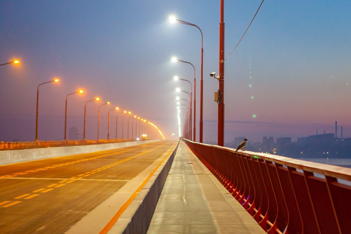 Новый мост перед открытием Новый мост перед открытием