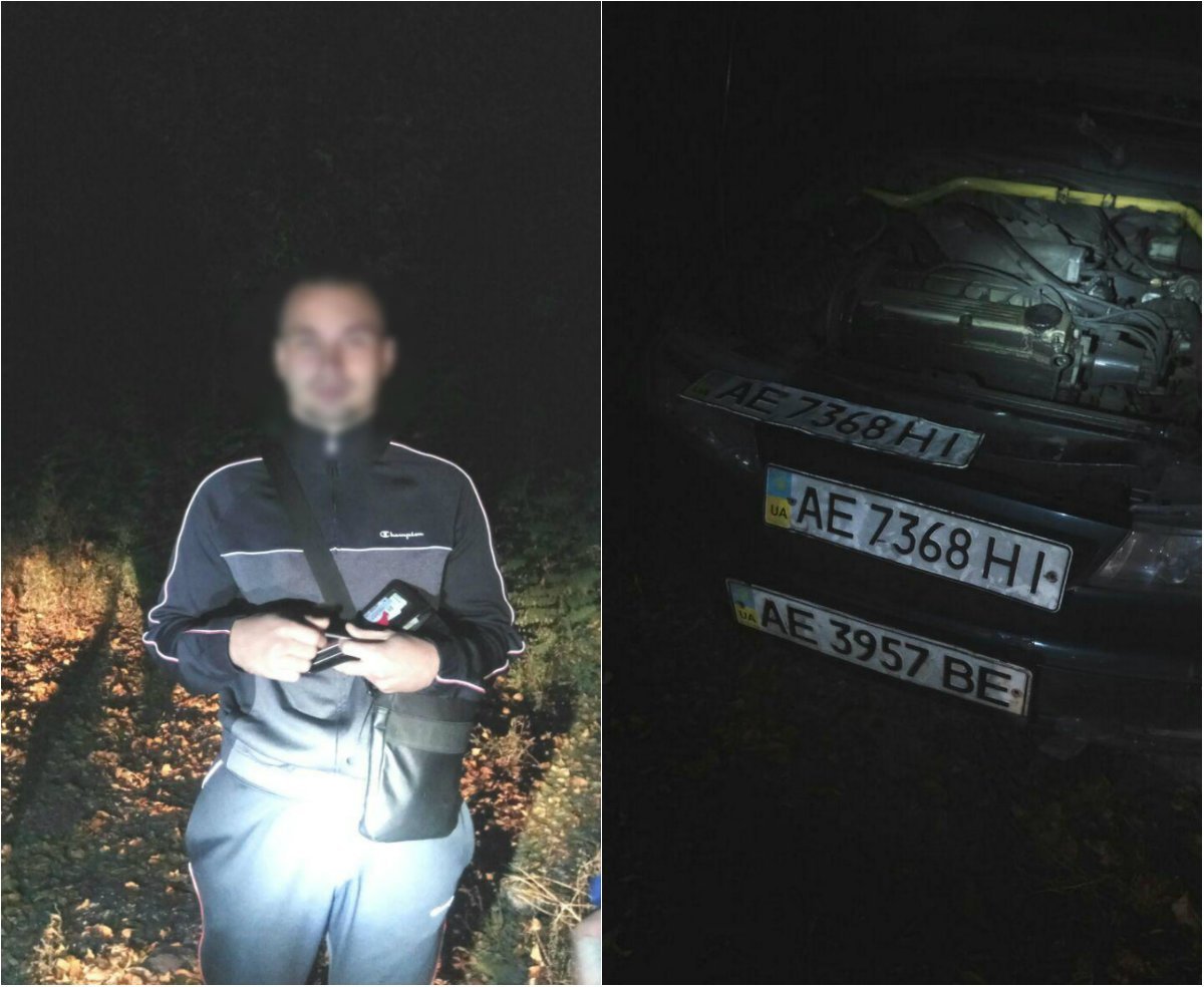 В багажнике автомобиля нашлись подлинные номера 