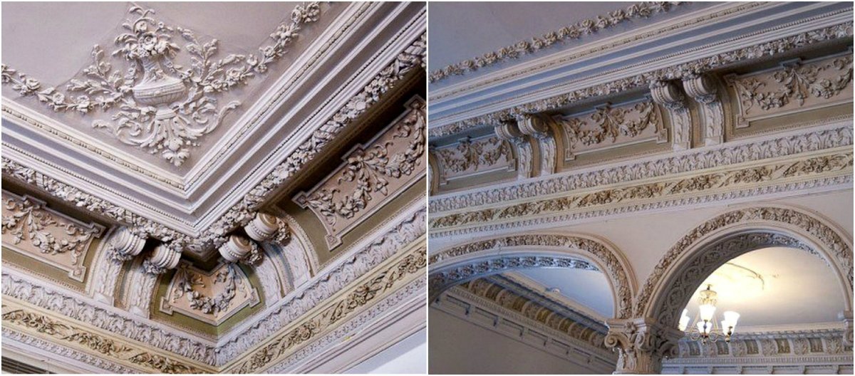 Внутренняя отделка дома не уступала пышности фасада Внутренняя отделка дома не уступала пышности фасада