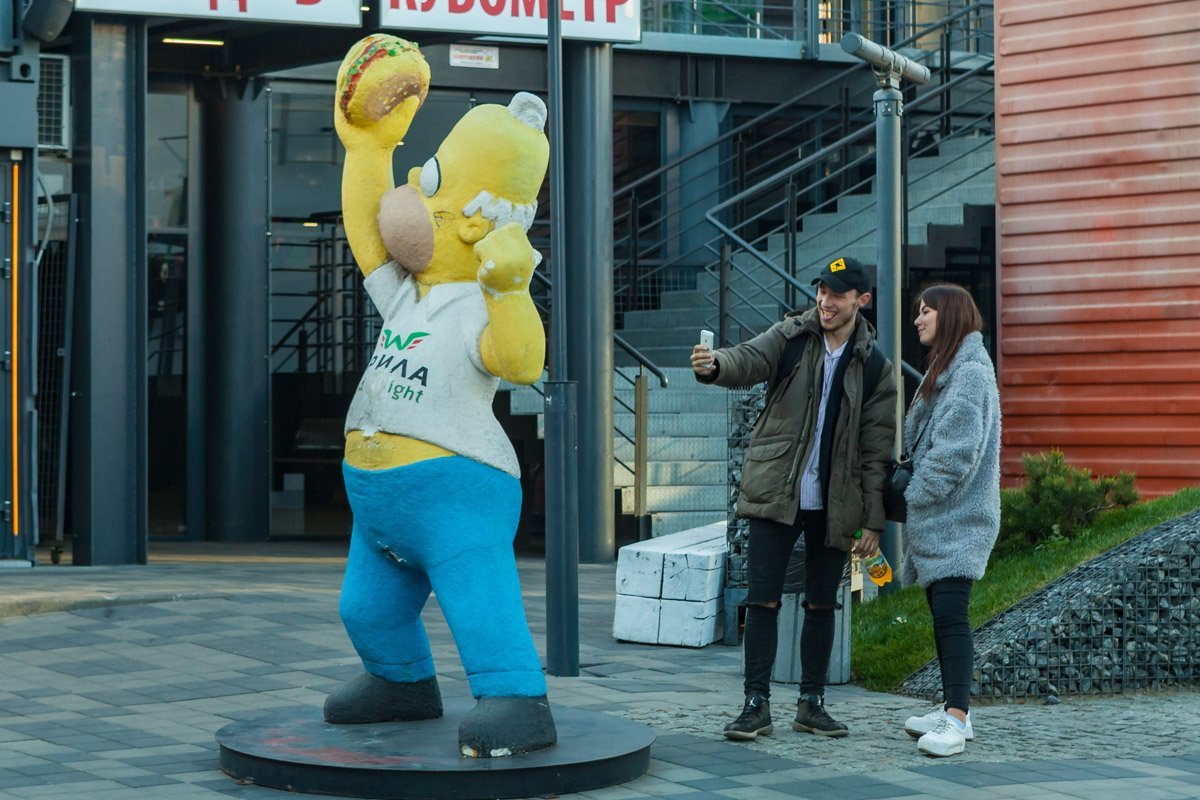 Вы неправильно фоткаетесь, Гомер должен быть сзади Вы неправильно фоткаетесь, Гомер должен быть сзади