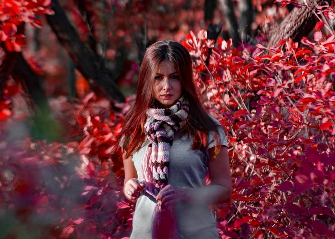 Огонь осенней листвы - словно, отражение чувств. Фото: soul.of.phoenix