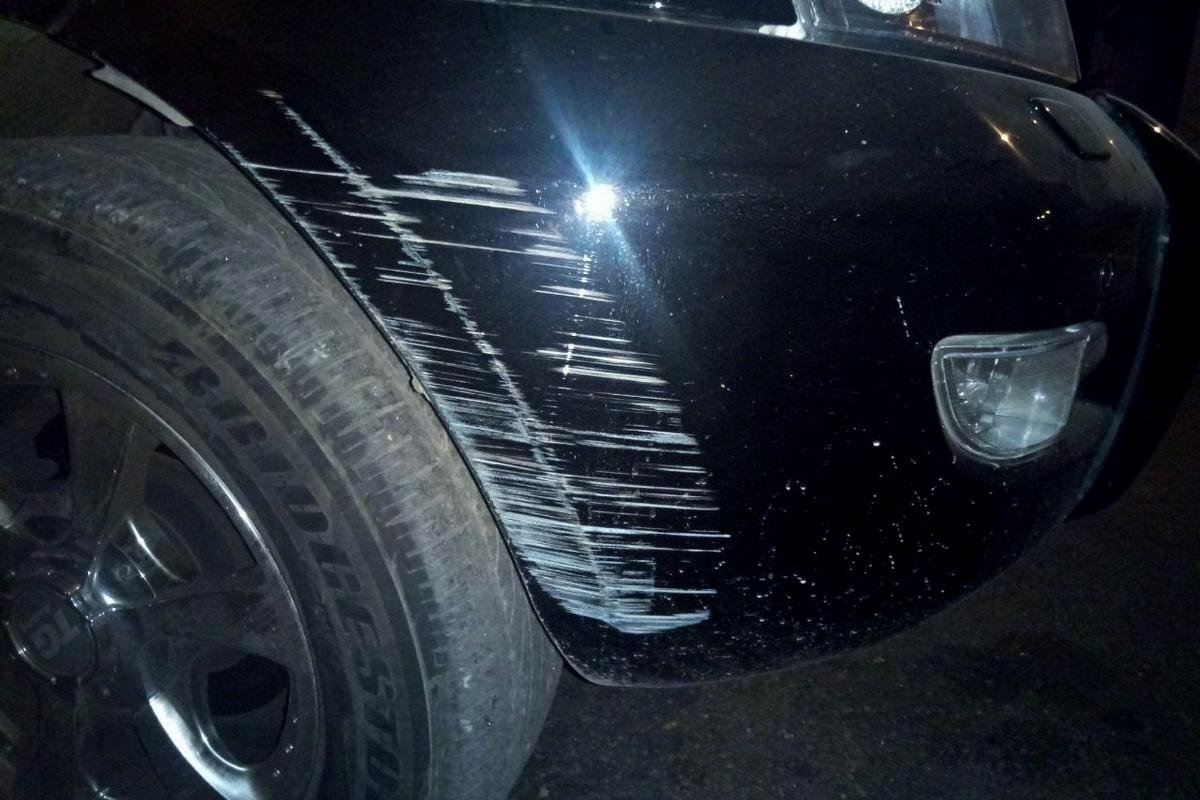 Позже выяснилось, что на проспекте Петра Калнышевского Toyota повредила два авто Позже выяснилось, что на проспекте Петра Калнышевского Toyota повредила два авто