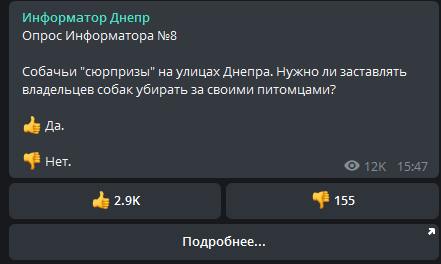 Результаты опроса