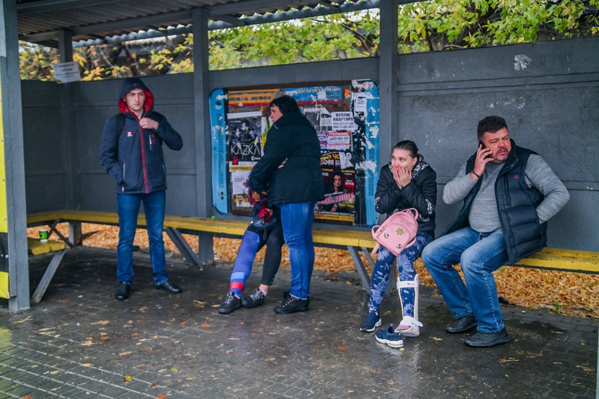 На месте аварии работает патрульный экипаж