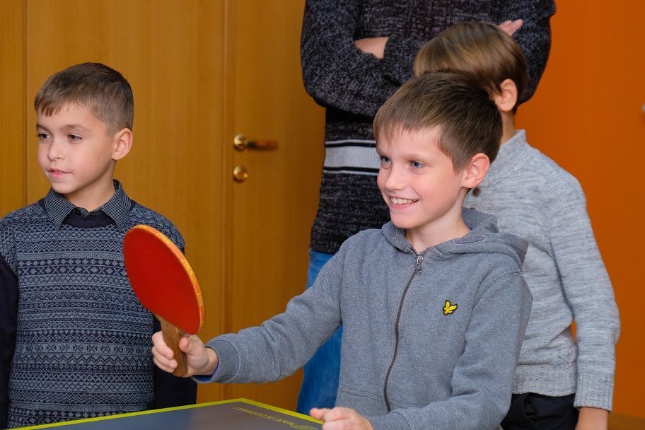 Детям показали, как работники ОГА отдыхают в обеденный час