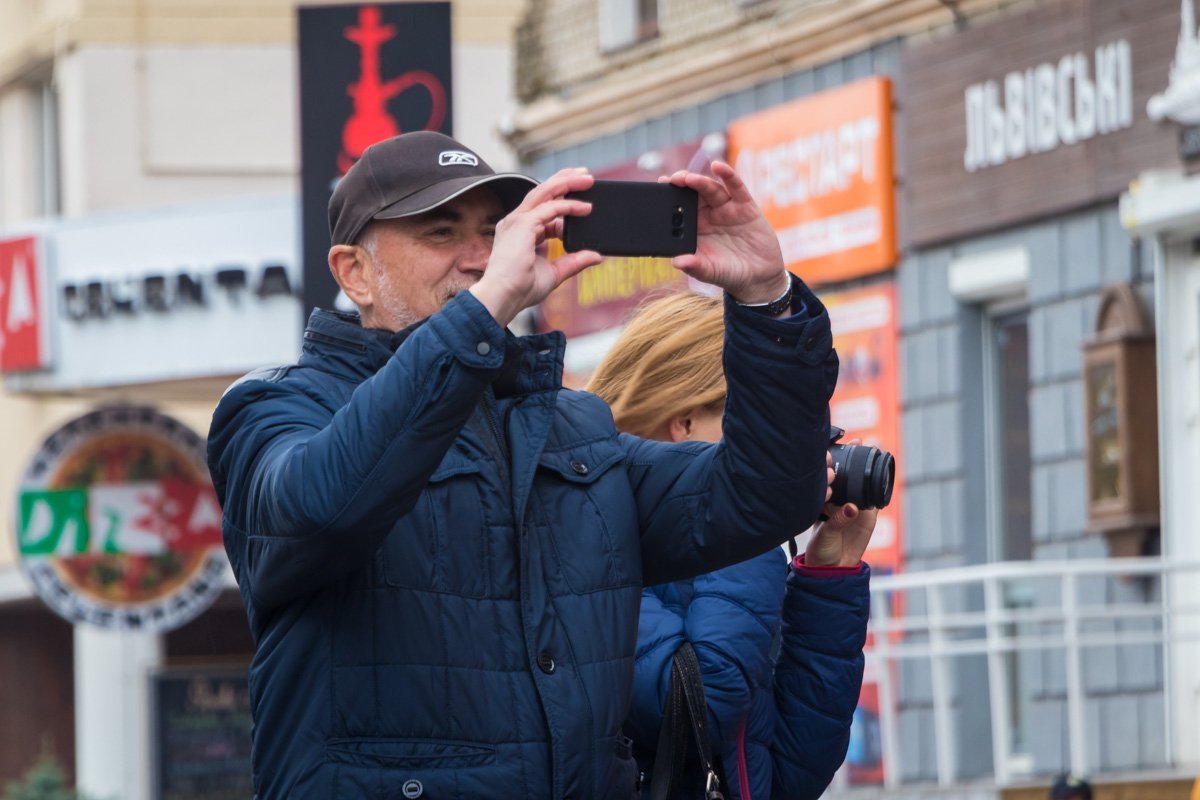 Не каждый день такое увидишь в центре города