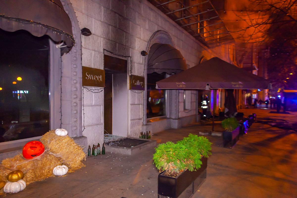 Загорелось кафе Sweet Gallery