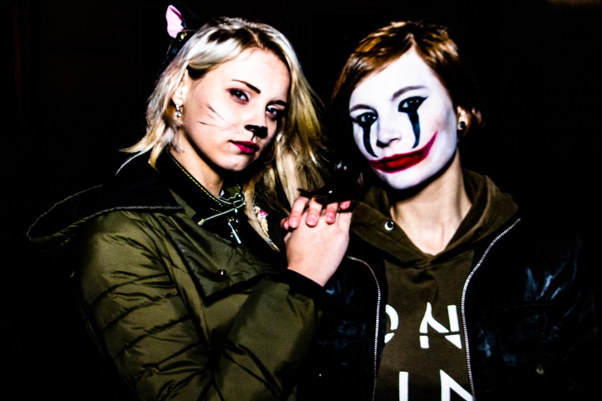 В душе котик