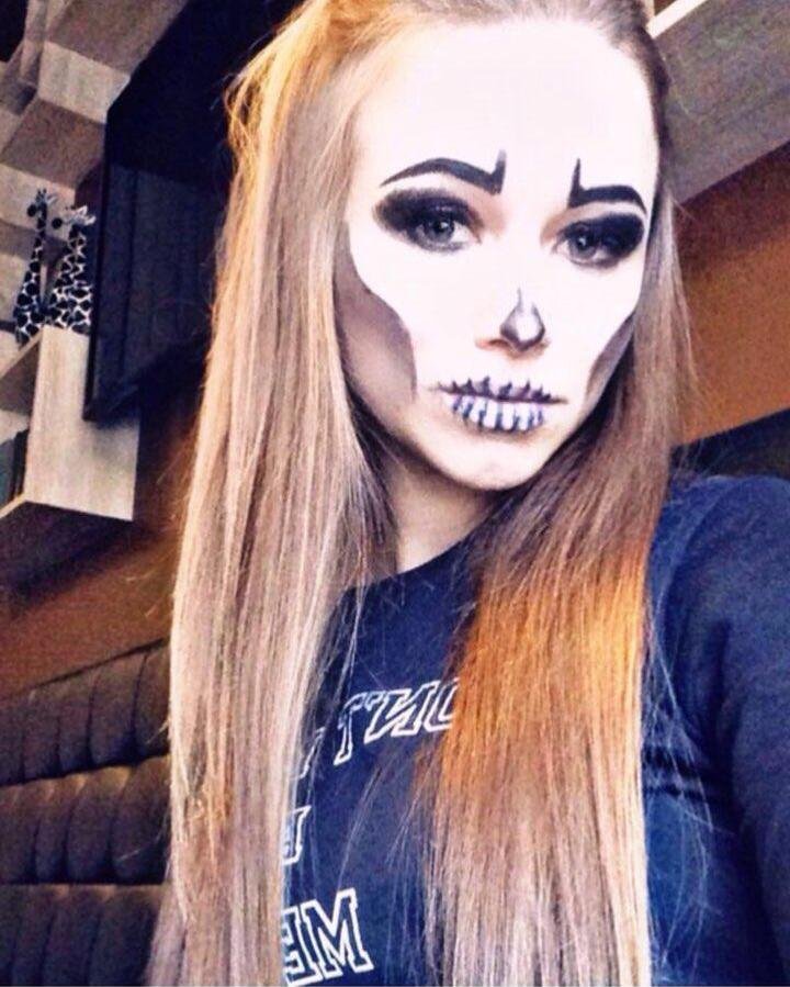 Ничто так не убирает лишние килограммы, как грим на Хэллоуин